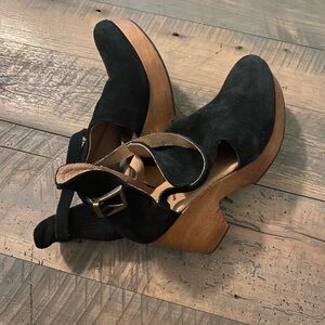 Free People Suede Cedar Clog